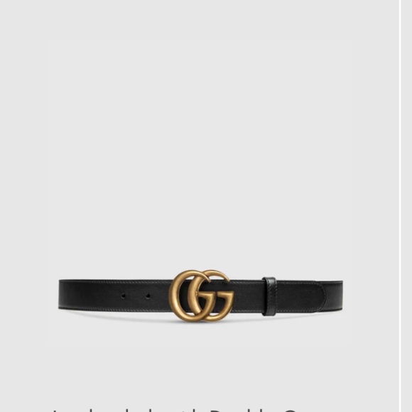Double G Gucci belt - like new